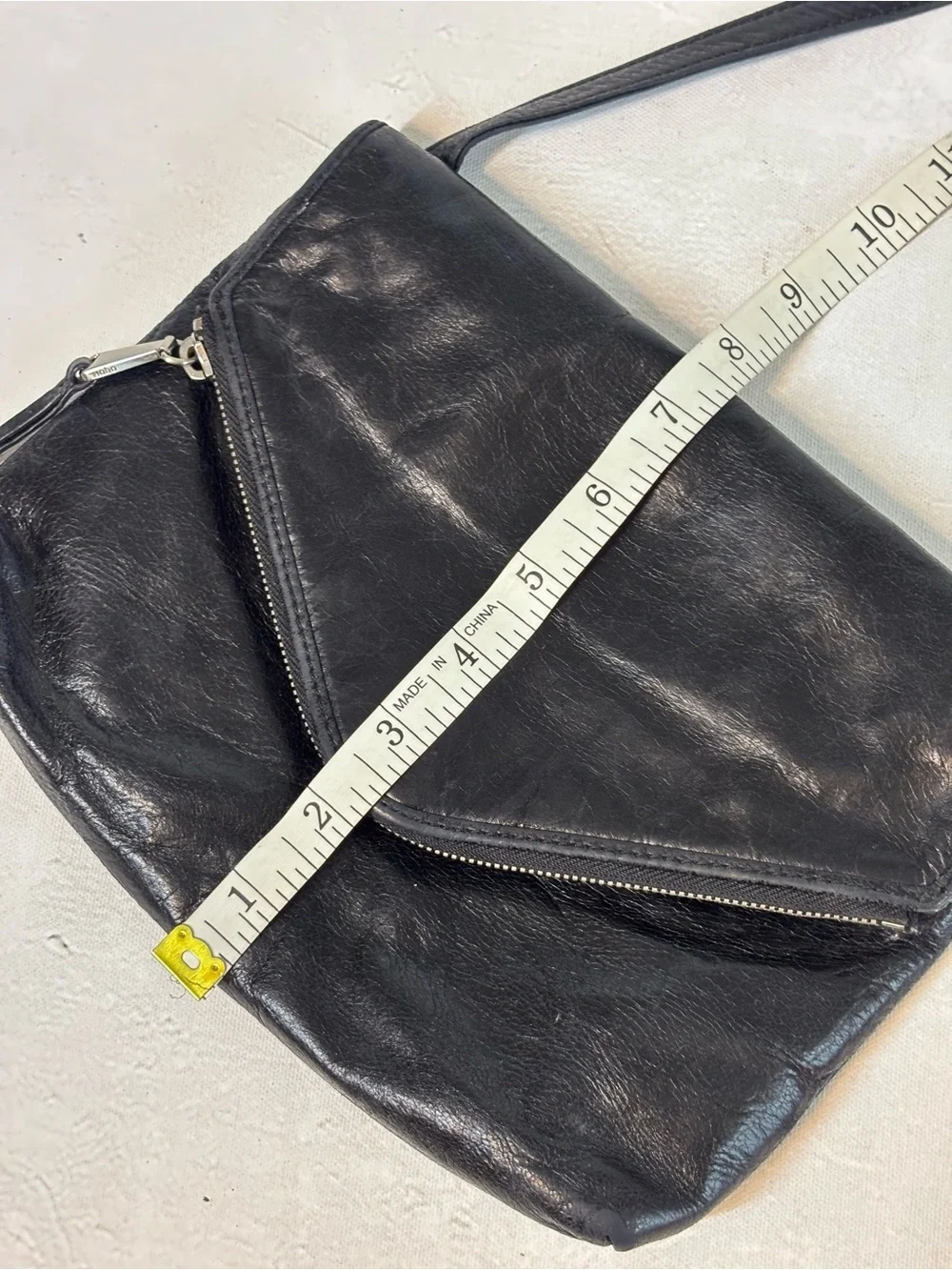 Hobo Classic Black Leather Crossbody Bag - Fall, Minimal, quality, luxe